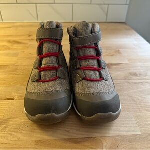 See Kai Run Kids' Boots Sam Waterproof in Brown and Red